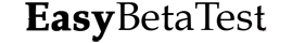 EasyBetaTest black logo